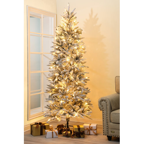 The Holiday Aisle® 7' Green Fir Artificial Christmas Tree with 250